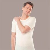 Short-sleeved shirt (ull/silke)