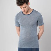 Short-sleeved shirt (ull/silke)
